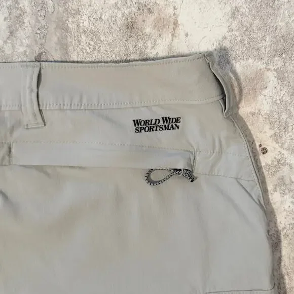 World Wide Sportsman Gray Cargo Shorts - Picture 5 of 6